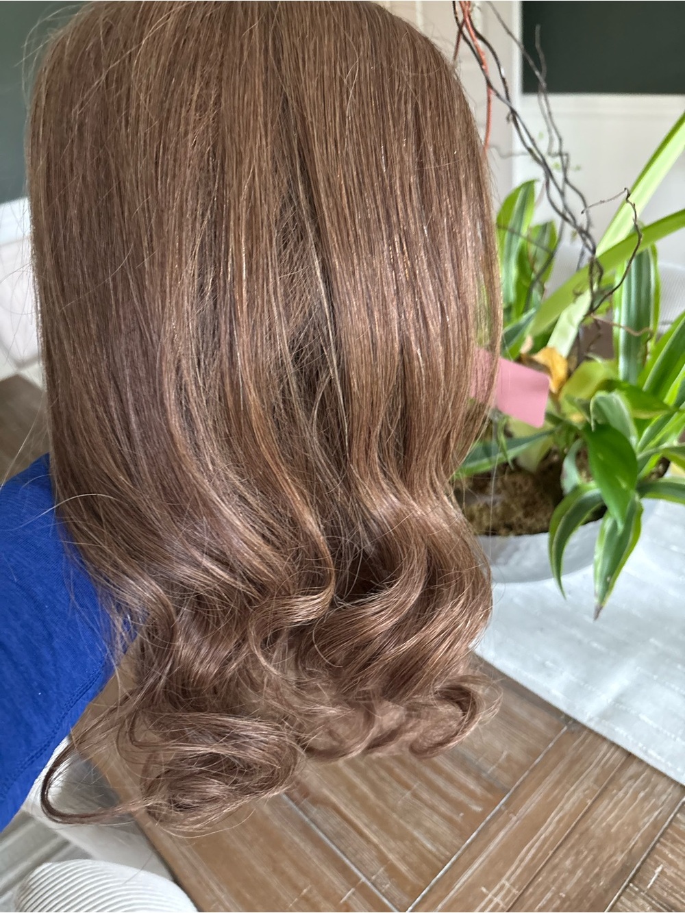 Crown That curly princess cheer ponytail hairpiece, 16 inches, medium brown